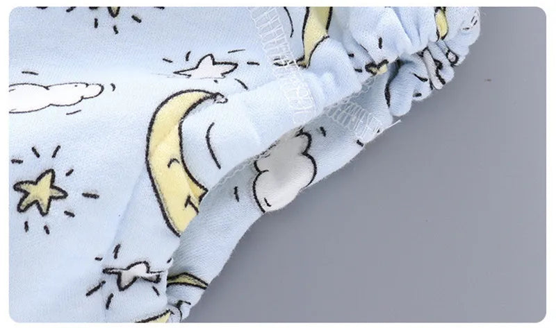 Baby Infant Toddler Waterproof Training Pants Cotton Changing Nappy Cloth Diaper Panties Gifts Reusable Washable 6 Layers Crotch