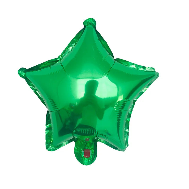 10pcs/Lot 10 Inch Five-pointed Star Foil Balloon Baby Shower Wedding Children's Birthday Party Decorations Kids Balloons Globos