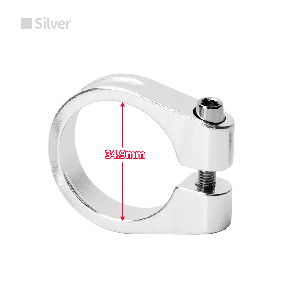 Aluminum Alloy Bicycle Seatpost Clamp 28.6/31.8/34.9mm Seat Tube Clamp MTB Bike Seat Tube Clip Bike Parts Bike Saddle Seat Clamp