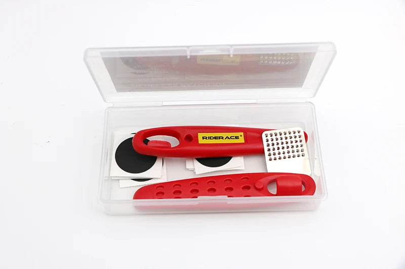 Bicycle Glueless Chip Patches Kit Tyre Tire Lever Wheel Repair Tool MTB Mountain Bike Road Inner Tire Piece Cycling Accessories