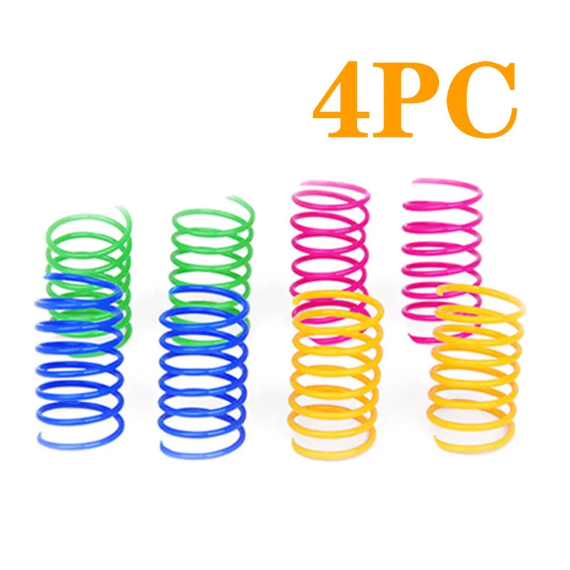 Kitten Coil Spiral Springs Cat Toys Interactive Gauge Cat Spring Toy Colorful Springs Cat Pet Toy Pet Products