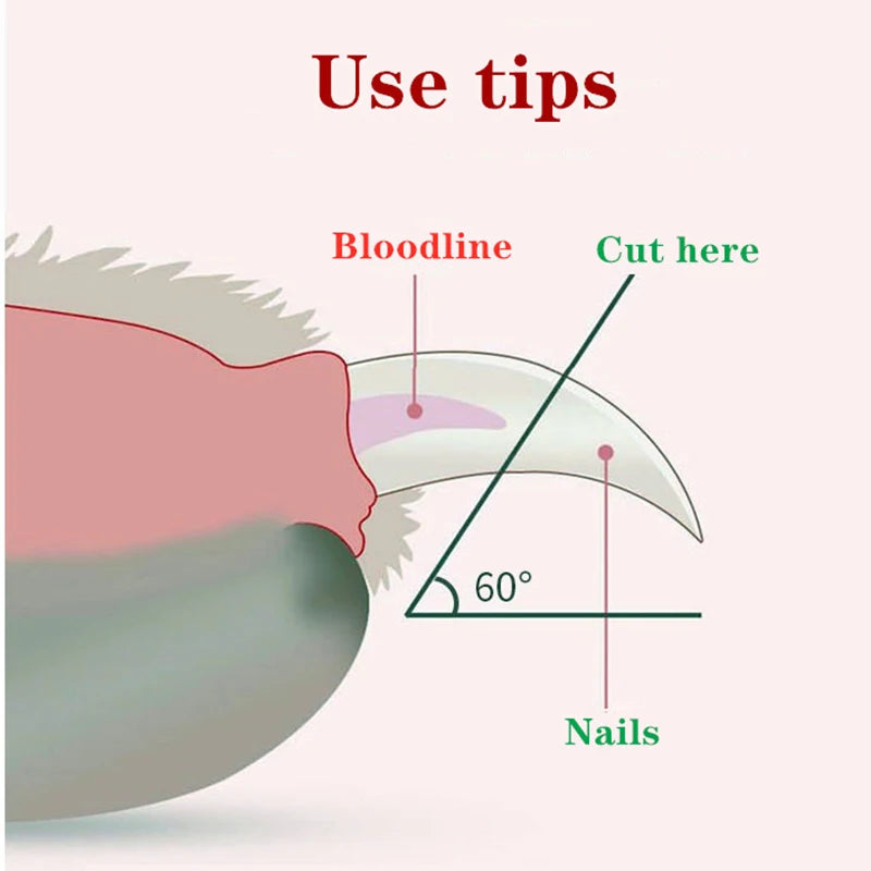 Professional Pet Nail Clipper LED Light Pet Nail Clipper Claw Grooming Scissors for Cats Small Dogs Scissors Cat Accessories