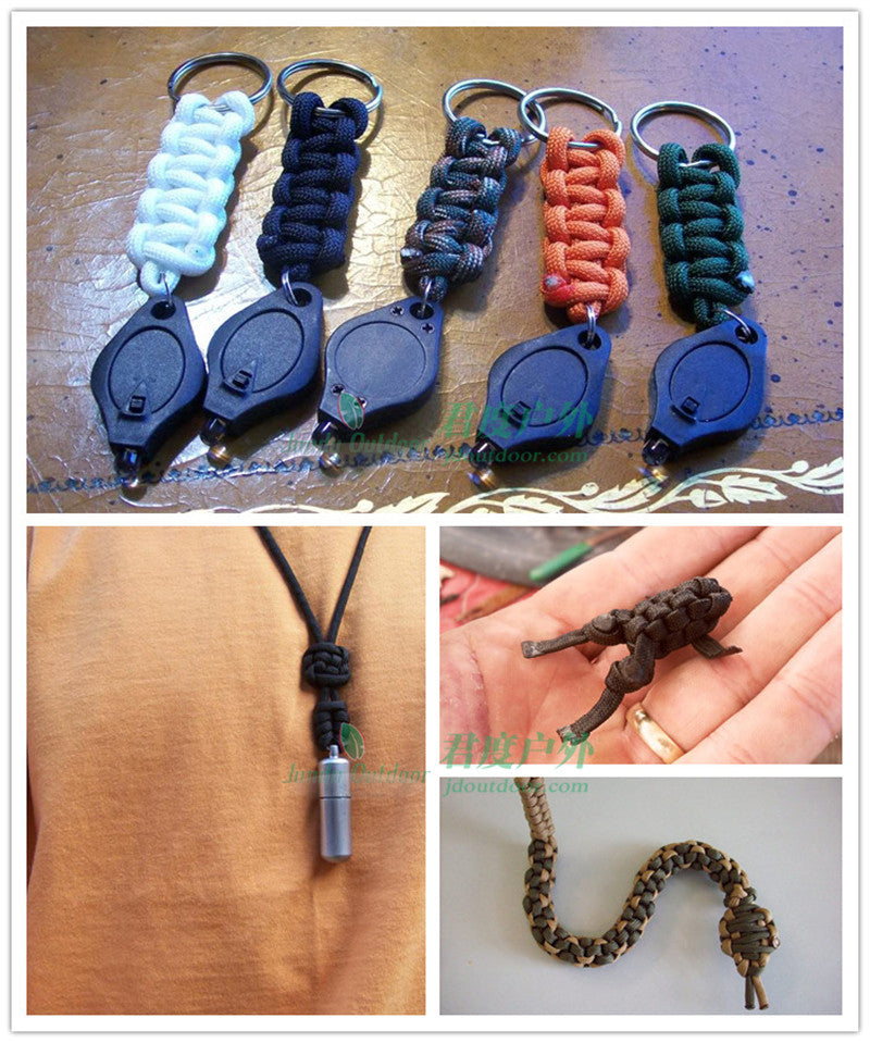 Military 550 Paracord Rope 100M 50M 31M 7 Strand 4mm Parachute Cord Outdoor Camping Survival Gear DIY Bracelet Tent Line