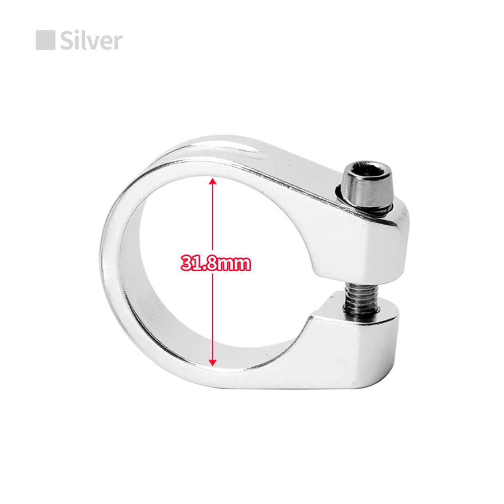 Aluminum Alloy Bicycle Seatpost Clamp 28.6/31.8/34.9mm Seat Tube Clamp MTB Bike Seat Tube Clip Bike Parts Bike Saddle Seat Clamp