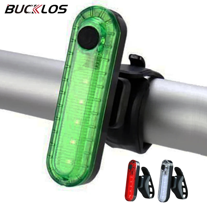 2PCS Bike Taillights USB Rechargeable Rear Lamp Ultra Bright Tail Light 220mAh LED Waterproof Riding Warning Red Bicycle Light