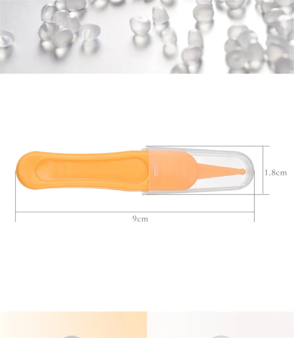 Baby Nose Cleaning Tweezers Infant Ear Nose Navel Clean Tool Safe Baby Dig Booger Clips Snot Removal Newborn Cleaning Supplies