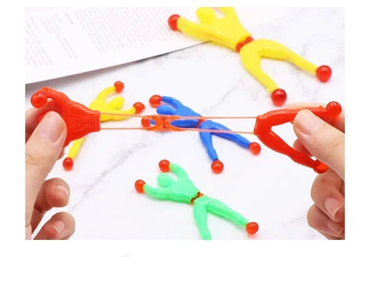 5-50 Pcs/set 9cm Sticky Toy Window Men With Sticky Hand 3 Toys Color And Years Over Plastic Suitable Feet For Children
