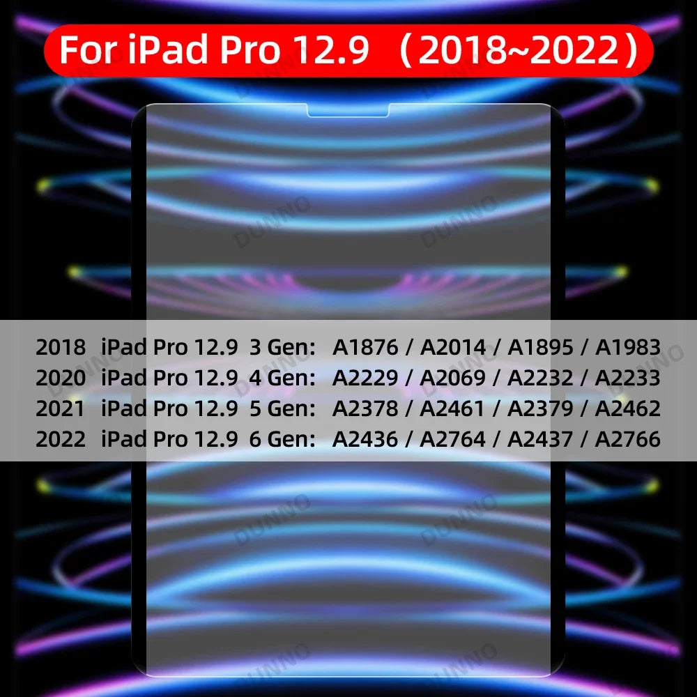 For 2024 iPad Air 11/13 M2 Magnetic Paper Feel Film for iPad Pro12.9 10th Air iPad 10.2 7th 8th 9th mini 4 5 6 Screen Protector