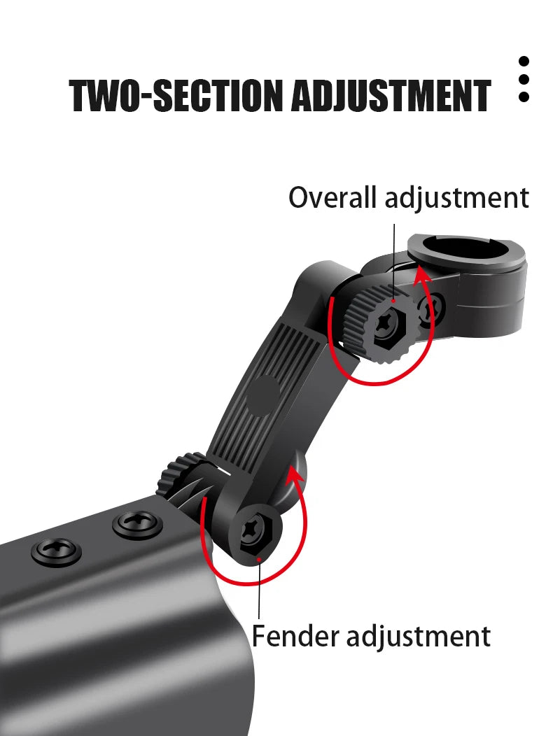 2pcs Bicycle Fenders Splash Fender Guard Set Mountain Bike Rear Front Mudguard Cycling Riding Accessories For 20/22/24/26 Inch