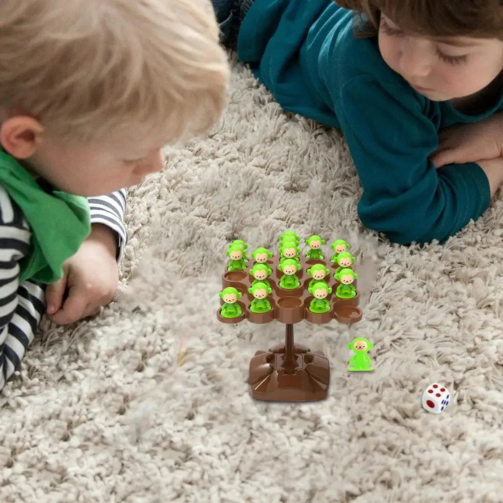 Creative Balancing Tree Toy Digital Monkey Balance Scale Educational Number Board Game Kids Learning Toys Montessori Math Toy
