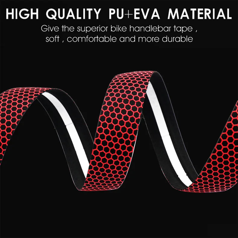 1Pair Road Bike Handlebar Tape Anti Slip Silica Gel Handlebar Tape Shock Absorption Cycling Bar Tape Bicycle Accessories