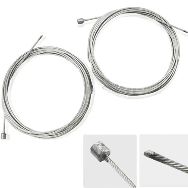 10/5/3/1PC 2M MTB Bicycle Brake Line Bicycle Speed Line Fixed Gear Shifter Gear Brake Cable Set Core Inner Wire MTB Road Bike