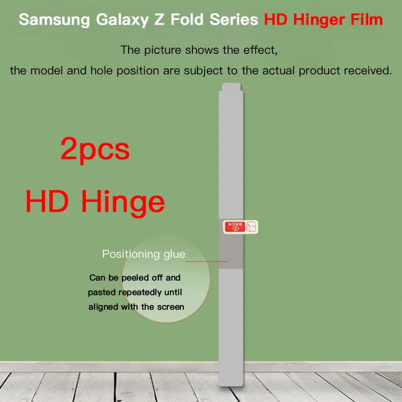Matte Hydrogel Soft TPU Film For Samsung Galaxy Z Fold 5 4 3 2 5G Internal Inner Outer Hinge Sticker Full Body Screen Protector