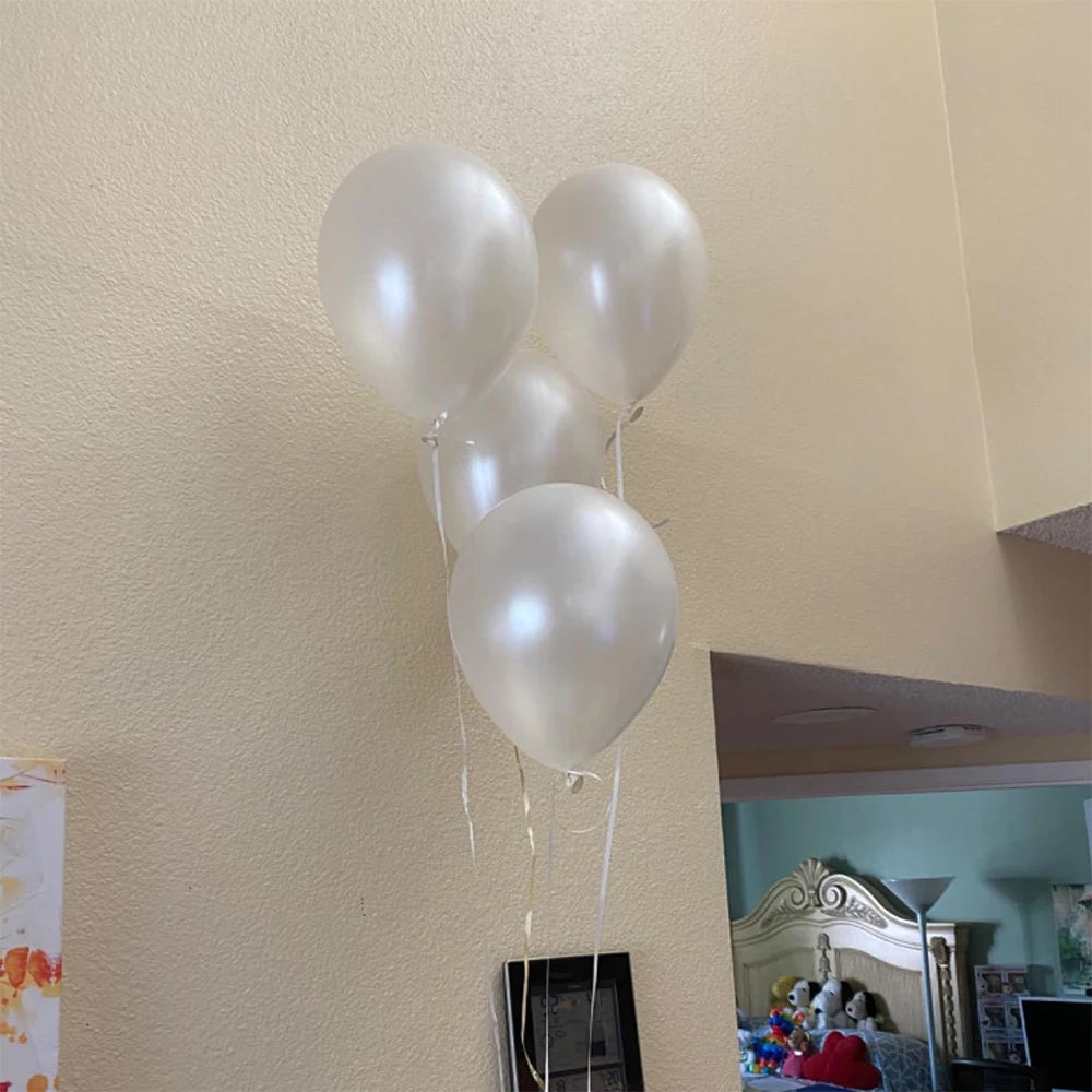 Milk White Pearl Balloon 5/10/12inch Latex Ballon Set Garland Wedding Birthday Decoration Party Supplies Baby Shower Globos Gift