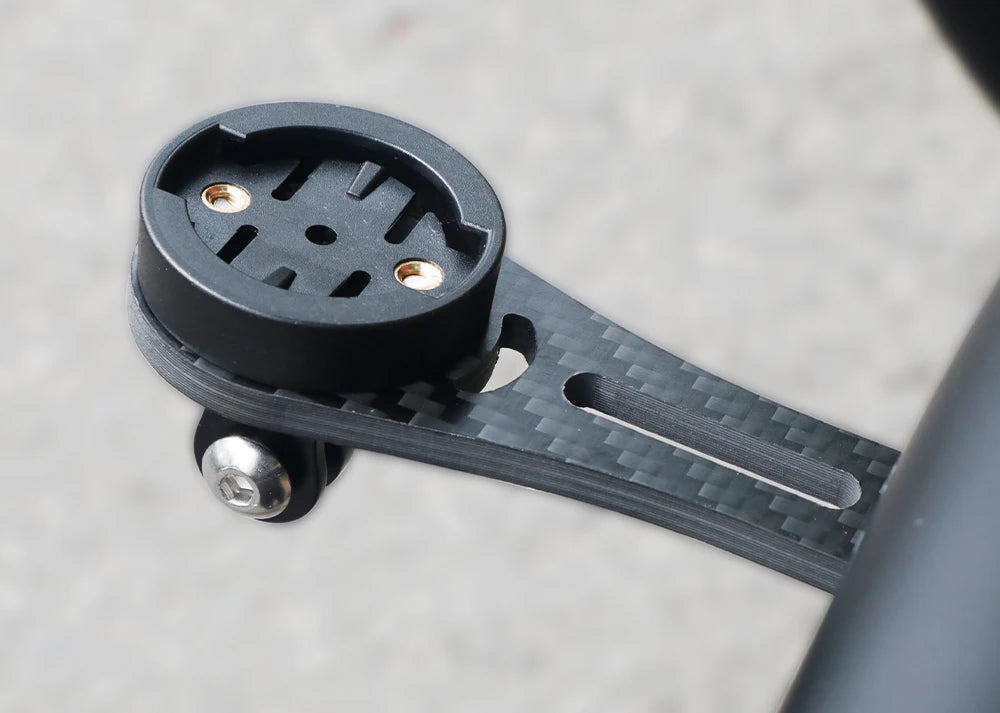 Bicycle Integrated Handlebar Computer Bracket for Garmin Bryton Wahoo Road Bike Speedometer Headlight Carbon Fiber Mount Stand