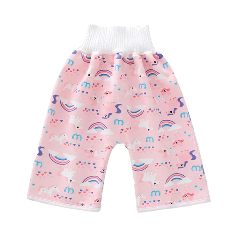 Baby Diaper Waterproof Pants Infant Leak Proof Urine Training Pants Washable Cloth Diapers Kids Sleeping Bed Potty Trainining