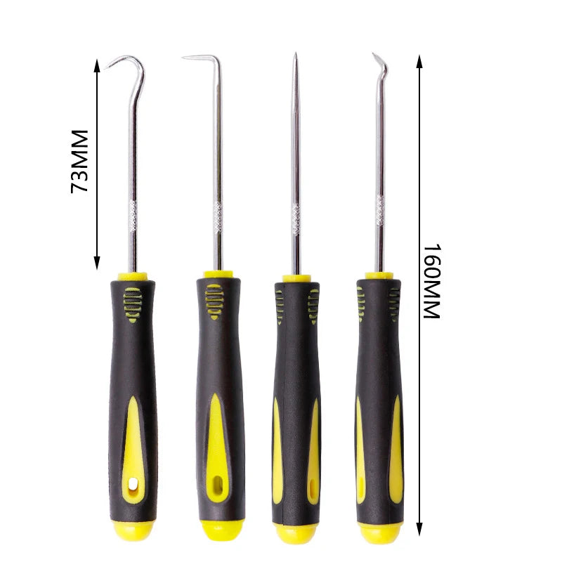 Bicycle Freehub Remover Hub Body Installer Slotted Socket Wrench Hub Remover Repair Tools 4 pcsO-rings Special-shaped Tool Hook