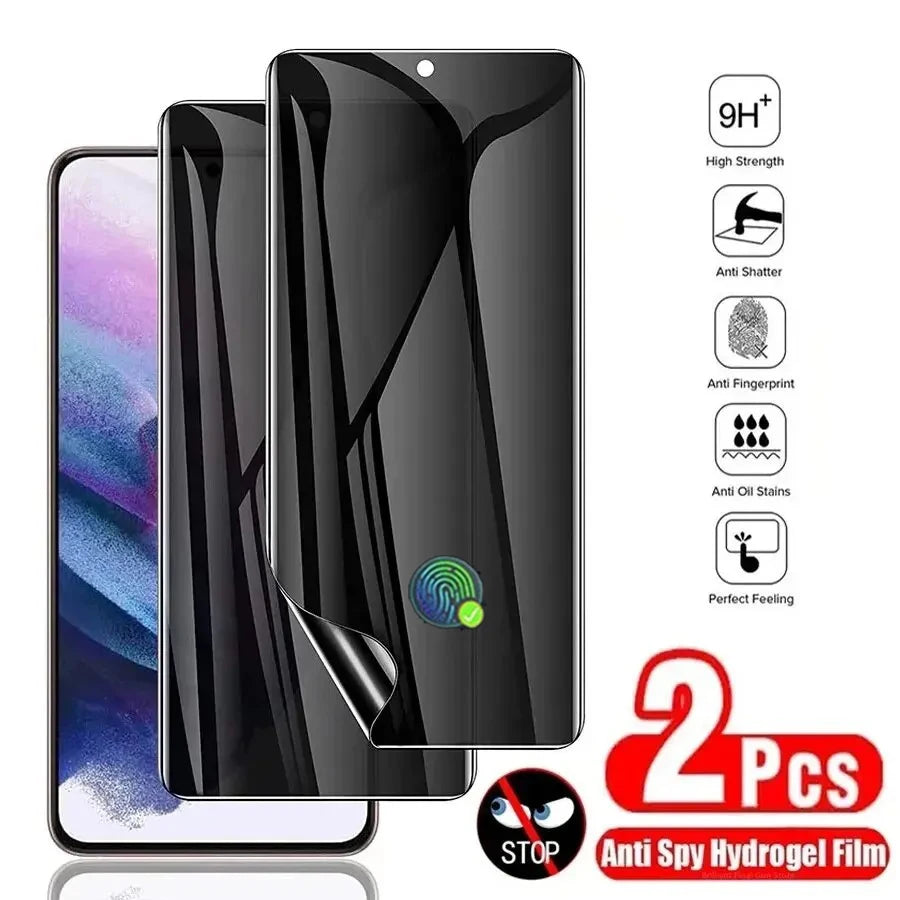 2Pcs Privacy Anti Spy Peeping Soft TPU Film For Google Pixel 8A 8 9 Pro 8pro 9pro XL Screen Protector
