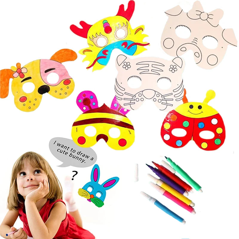 10pcs Assorted Stamps for Kids Self-ink Stamps Children Toy Stamps Smiley Face Seal Scrapbooking DIY Painting Photo Album Decor