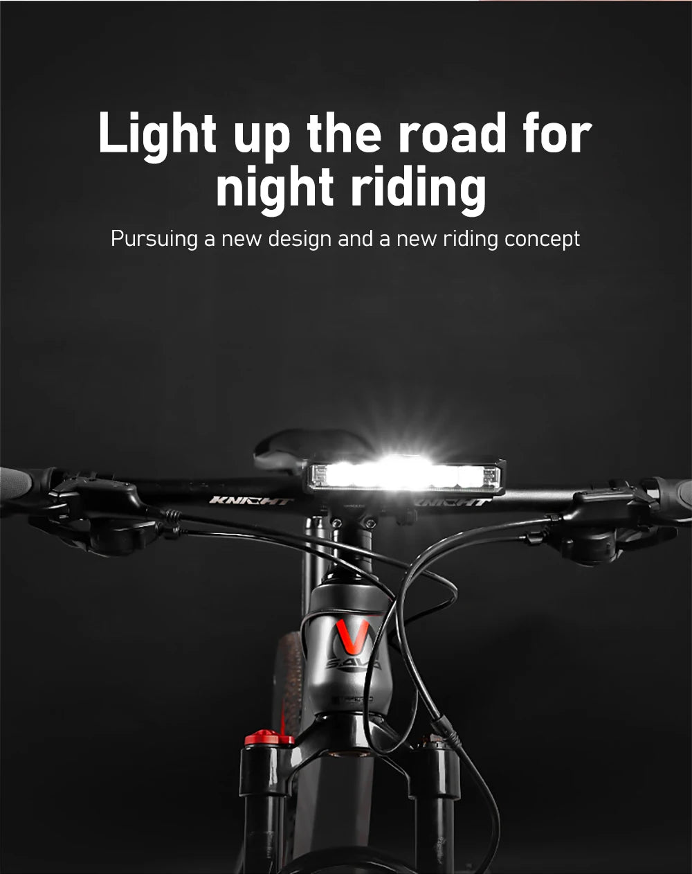 TOPRIDER Bicycle Light Front 2600Lumen Bike Light 8000mAh Waterproof Flashlight USB Charging MTB Road Cycling Lamp Accessories