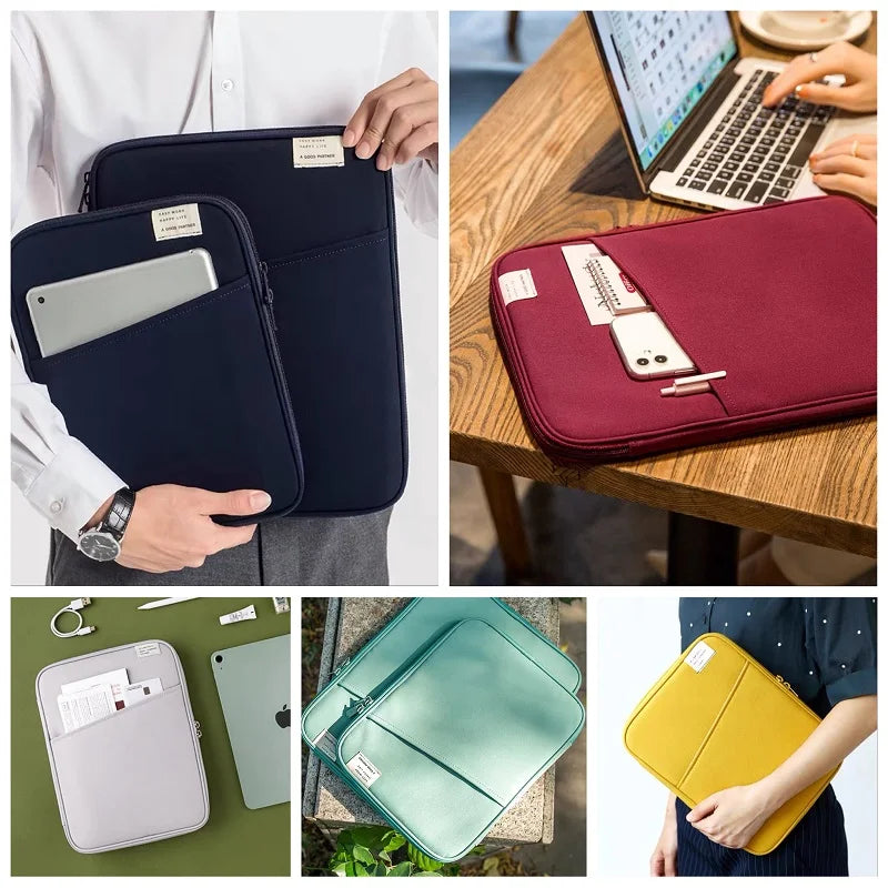 Tablet Bag 9-11inch For iPad Air4 5 Pro 11 10.9 iPad Case 10.5 inch For XiaoMi 5 Samsung Huawei Lenovo Shockproof Pouch Bags