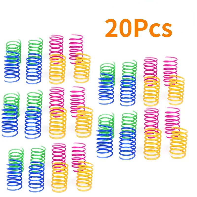 Kitten Coil Spiral Springs Cat Toys Interactive Gauge Cat Spring Toy Colorful Springs Cat Pet Toy Pet Products