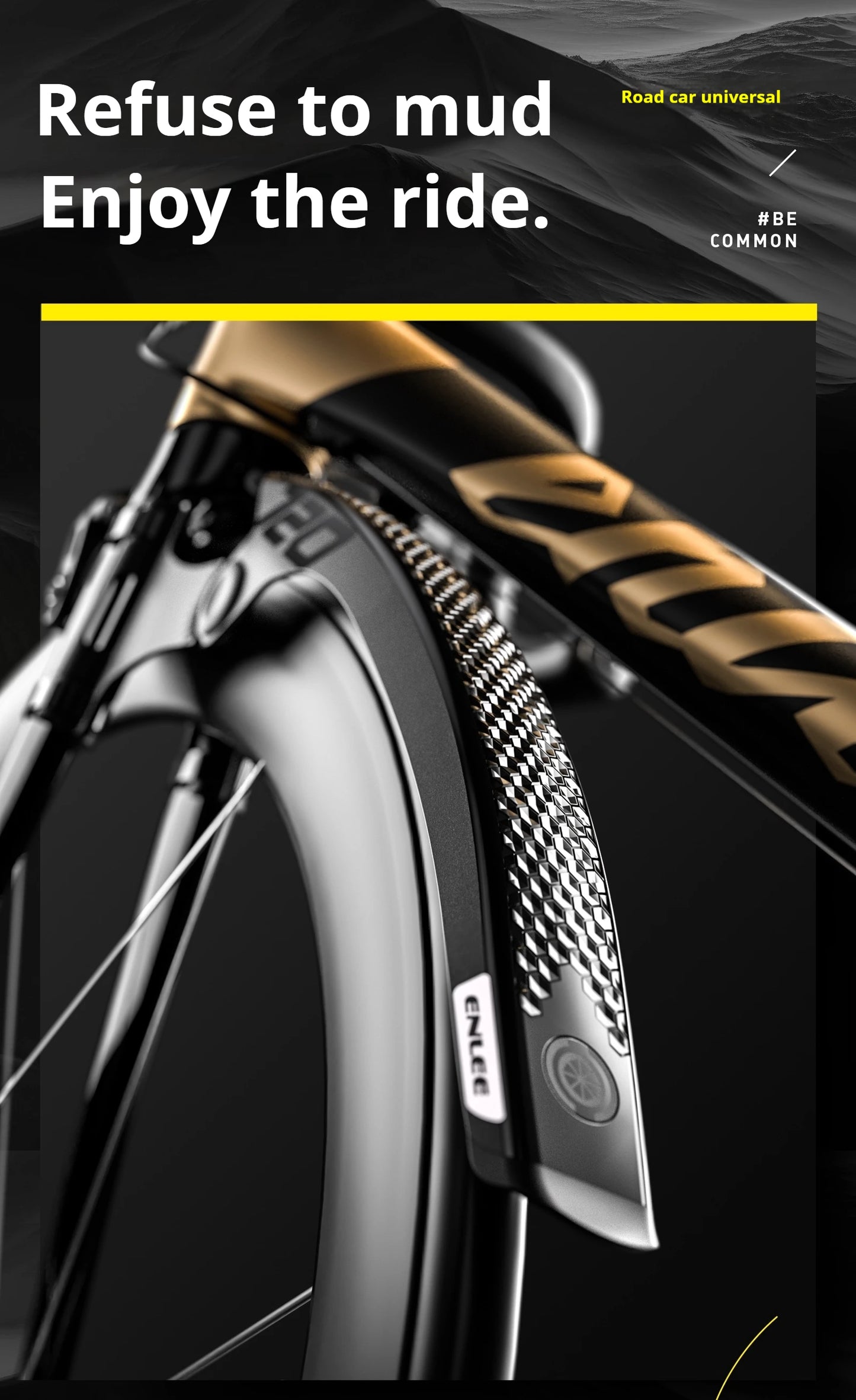ENLEE Bicycle Fenders Front/Rear Tire Wheel Fenders Mudguard MTB Mountain Bike Road Cycling Fix Gear Accessories