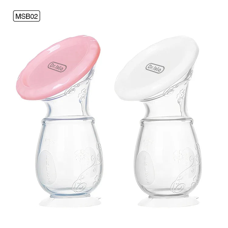 Dr.isla Baby Feeding Manual Breast Pump Partner Breast Collector Automatic Correction Breast Milk Silicone Pumps BPA Free