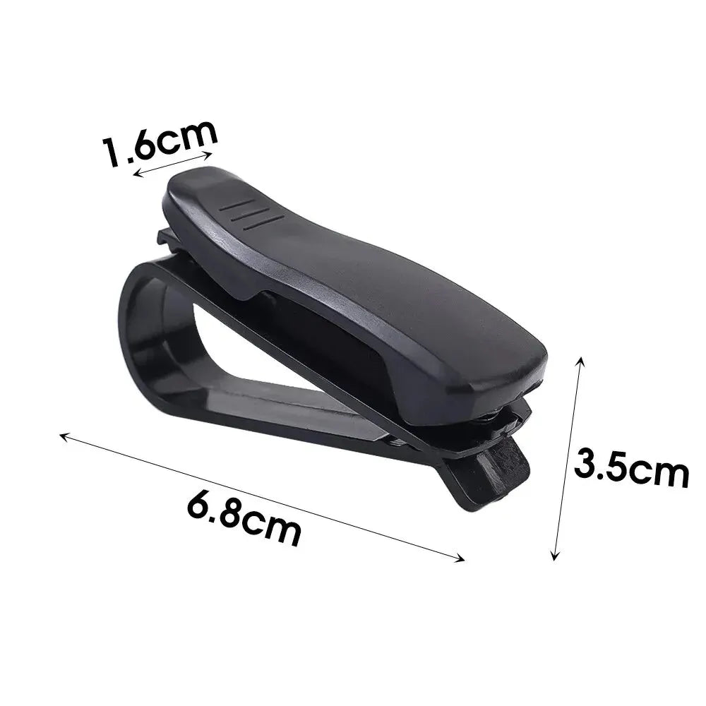 2PCS Universal Car Auto Sun Visor Glasses Box Sunglasses Clip Card Ticket Holder Fastener Pen Case Eyeglasses Clips Accessories