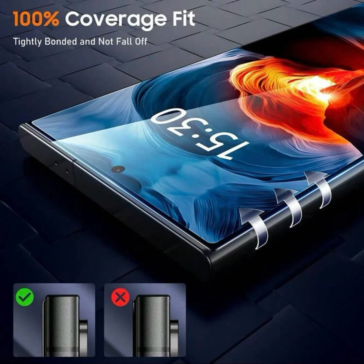 2Pcs For Samsung Galaxy A73 A71 A55 A54 A53 A52 A51 A50 A34 A33 A32 A31 A35 A25 4G 5G Screen Protector Toughened Glass Easy Kit