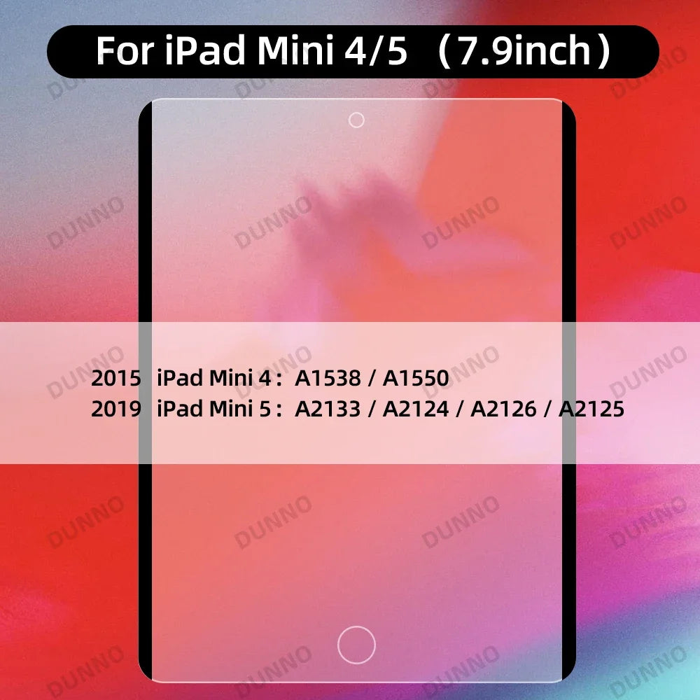 For 2024 iPad Air 11/13 M2 Magnetic Paper Feel Film for iPad Pro12.9 10th Air iPad 10.2 7th 8th 9th mini 4 5 6 Screen Protector