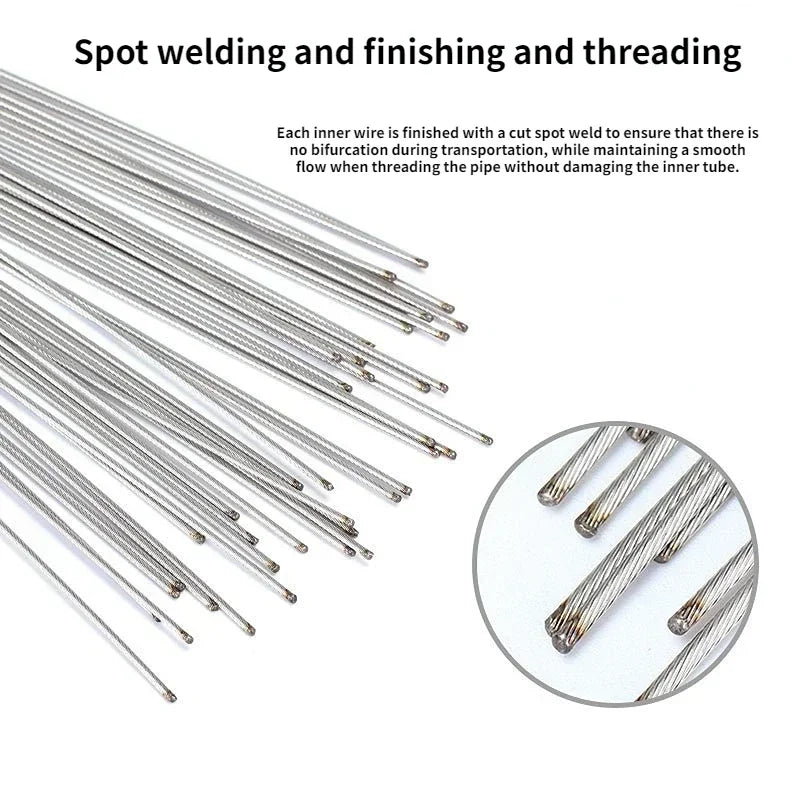1/5/10pcs MTB Brake Wire Core Folding Bicycle Speed Change Wire Core Road Bike Brake Inner Line Speed Change Wire Accessories