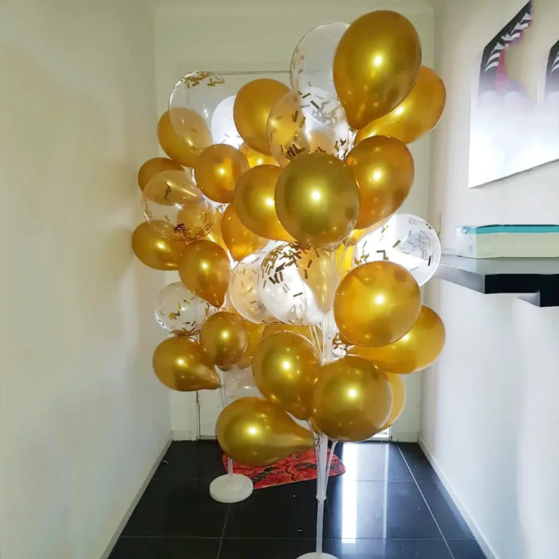 1/2set 13/19Tubes Balloon Stand Wedding Decoration Happy Birthday Party Balloon Stick Holder Baloon Accessories Festival Globos