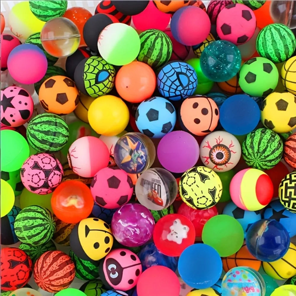 10/20/50PCS Bouncing Ball Toys Party Favors Birthday Gift Guest Doll Machine Accessory Children's Playground Water Buoyancy Ball