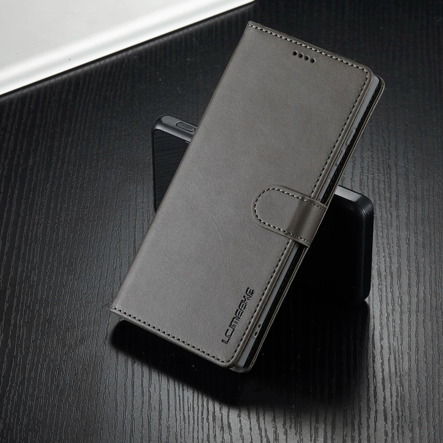 Business Leather Case for Samsung Galaxy S25 Edge Ultra S24 FE S23 Plus 5G Flip Wallet Card Holder Phone Cover