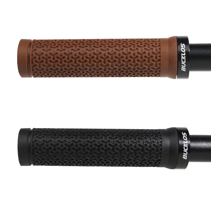 BUCKLOS Bicycle Grips Integrated Rubber Anti-slip Mtb Handlebar Cover Lock on Mountain Bike Handle Bar Cuffs BMX Cycling Parts