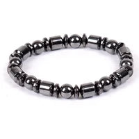 Natural Stone Double Layer Tiger Eye Lymphatic Detoxification Bracelet for Men and Women Magnetic Therapy Weight Loss Bracelet