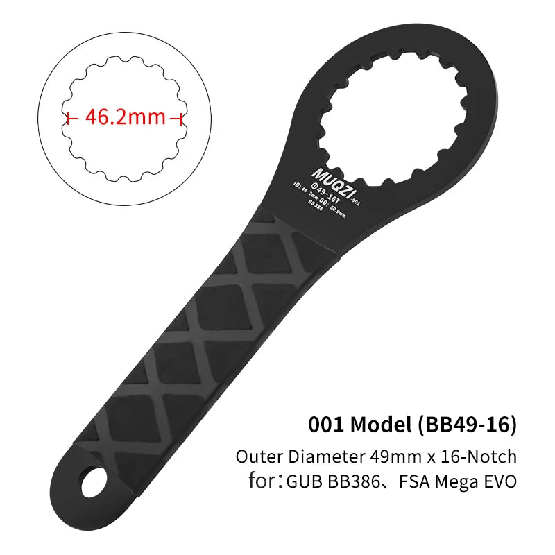 MUQZI Bottom Bracket Wrench MTB Tools Bicycle Repair Tools For SRAM DUB BSA30 T47 For Shimano XTR BB93 MT800 BBR60 BB9000
