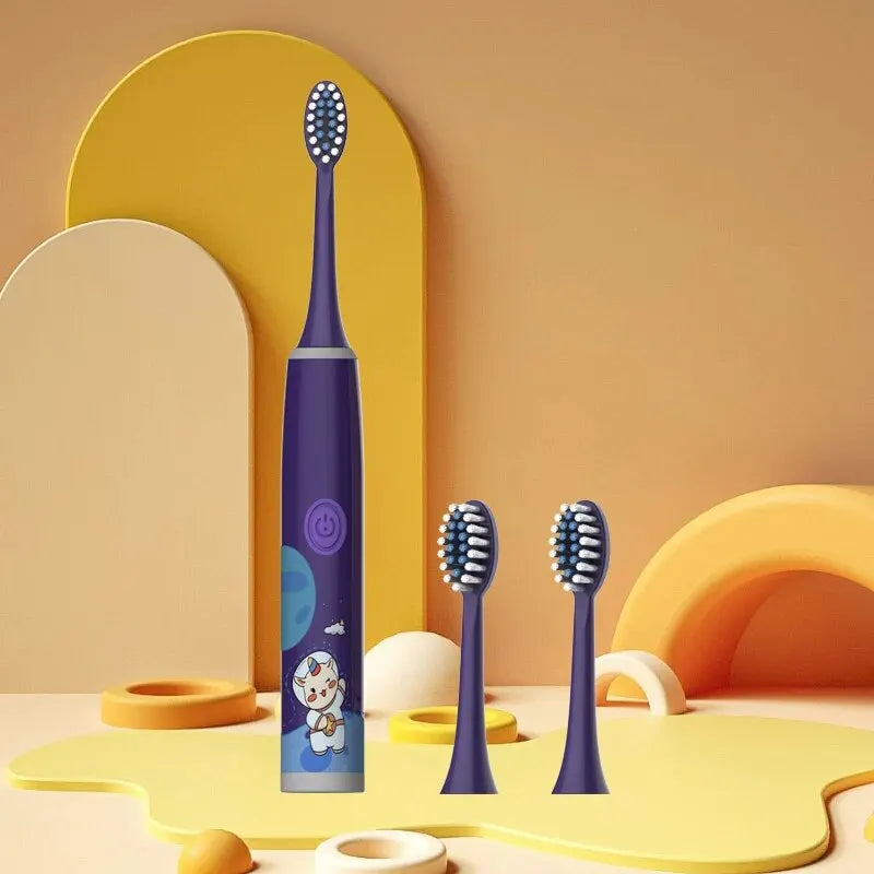 Children's ElectricToothbrushFor Both Men And Women, Suitable For Children Aged 3-15 Years Old. Soft Bristled Brush. Electric