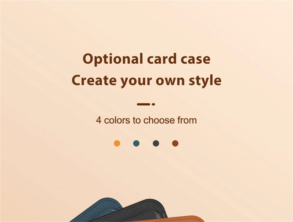 For Magsafe Magnetic Wallet Phone Case For iPhone 14 13 12 Pro Max Leather Card Holder Bag For iPhone 13 mini Cover Accessories