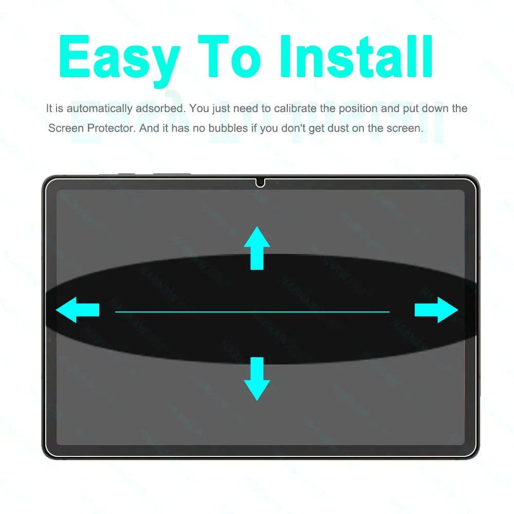 2PCS HD Scratch Proof Tempered Glass Screen Protector For Samsung Galaxy Tab A8 A7 lite A9 Plus S9 FE S8 S7 S5e S6 lite 2024