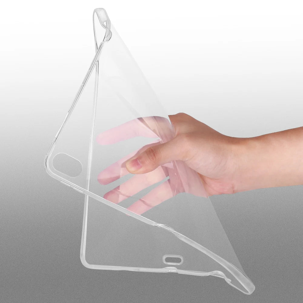 Soft Case for Apple iPad 10th 10.9 Mini 6 Air 5 4 3 2 1 Transparent Protective Case for iPad 10.2 9th 8th 7th Pro 11 2022 2021