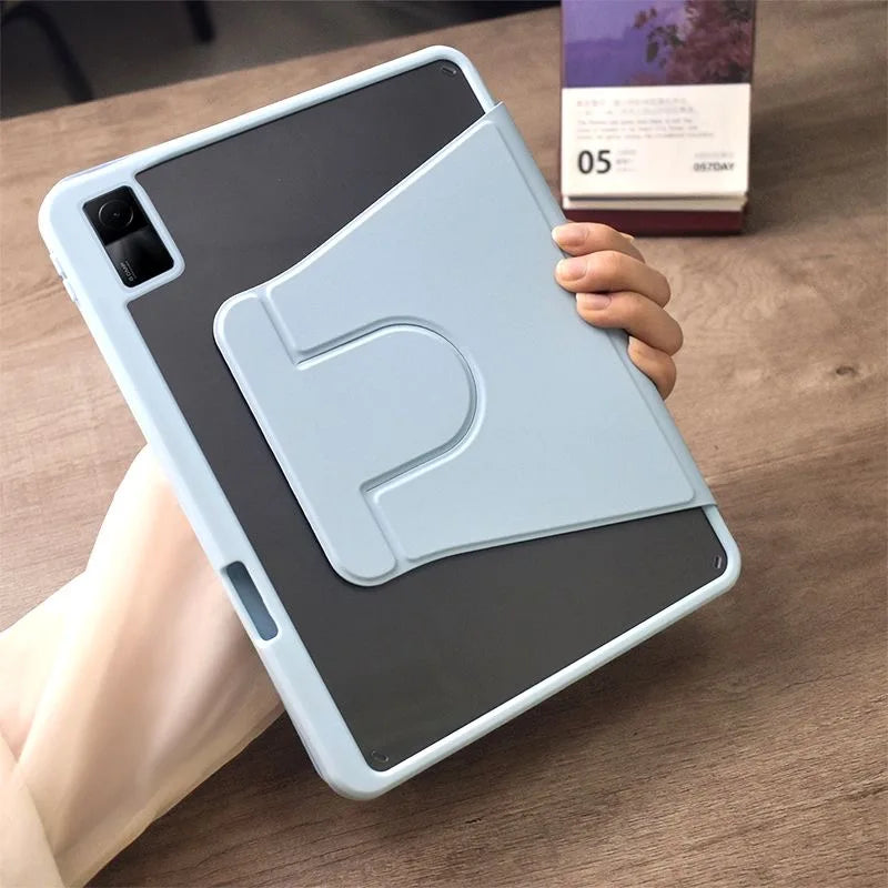 Shockproof Smart Case For Xiaoxin Pad 2024 11pro 12.7 2025 Funda Lenovo Tab M11 TB-330FU TB-331FC Rotation Cover With Pen holder