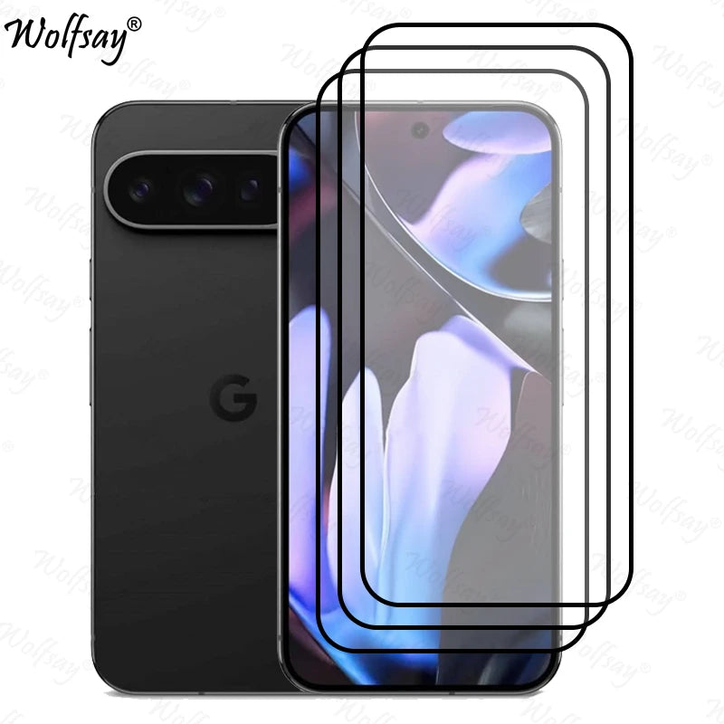 Full Cover Screen Protector For Google Pixel 9 Pro Tempered Glass Pixel 6A 7A 8A 7 8 9 Pro XL Glass For Google Pixel 9 Pro Glass