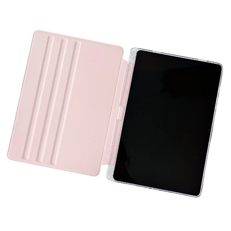For Samsung Tab S7 S8 S9 11 FE 10.9 S10 Plus 12.4 inch Case Magnetic Smart Cover For Tab A9 Plus 11" Left Pencil Holder Funda