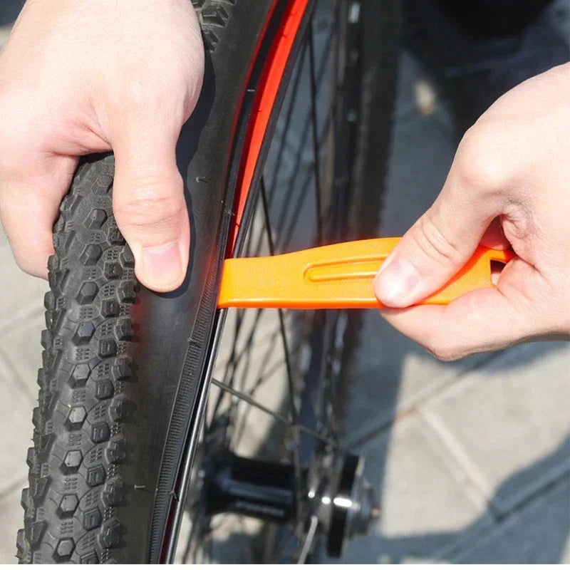 3Pcs Bicycle Tyre Tire Lever Ultralight Nylon Bike Tire Pry Bar Mountain Bike Tire Change Rim Spoon Cycling Crowbar Removal Tool