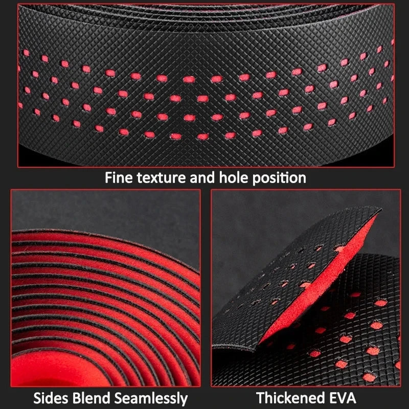 BUCKLOS Road Bike Handlebar Tape Soft PU EVA Gravel Bicycle Bar Tape Anti-Slip Shock Absorption Breath Grip Tape Cycling Parts
