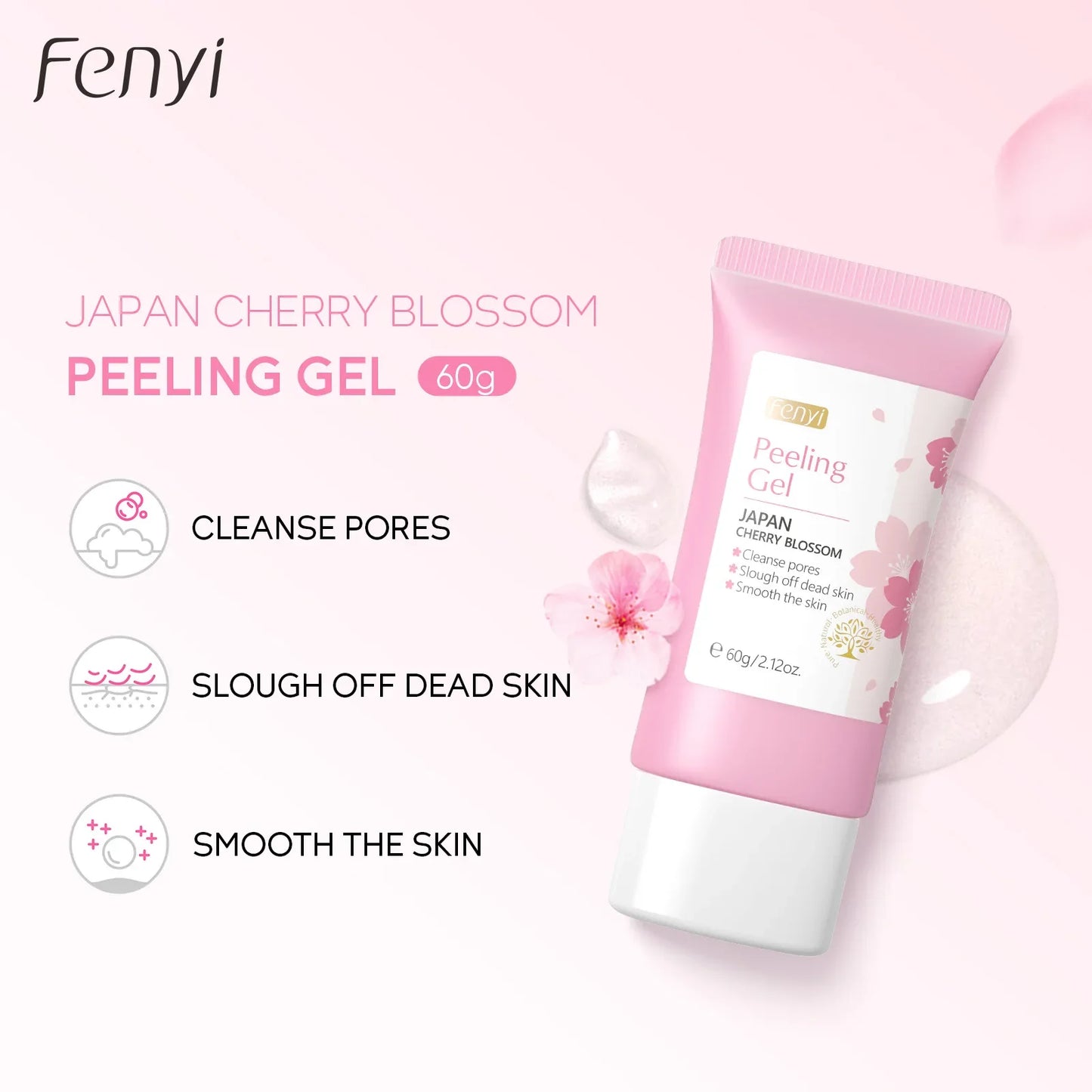 LAIKOU Face Deep Cleaning Exfoliating Gel Skin Care Whitening Moisturizer Repair Facial Scrub Skin Care 60g