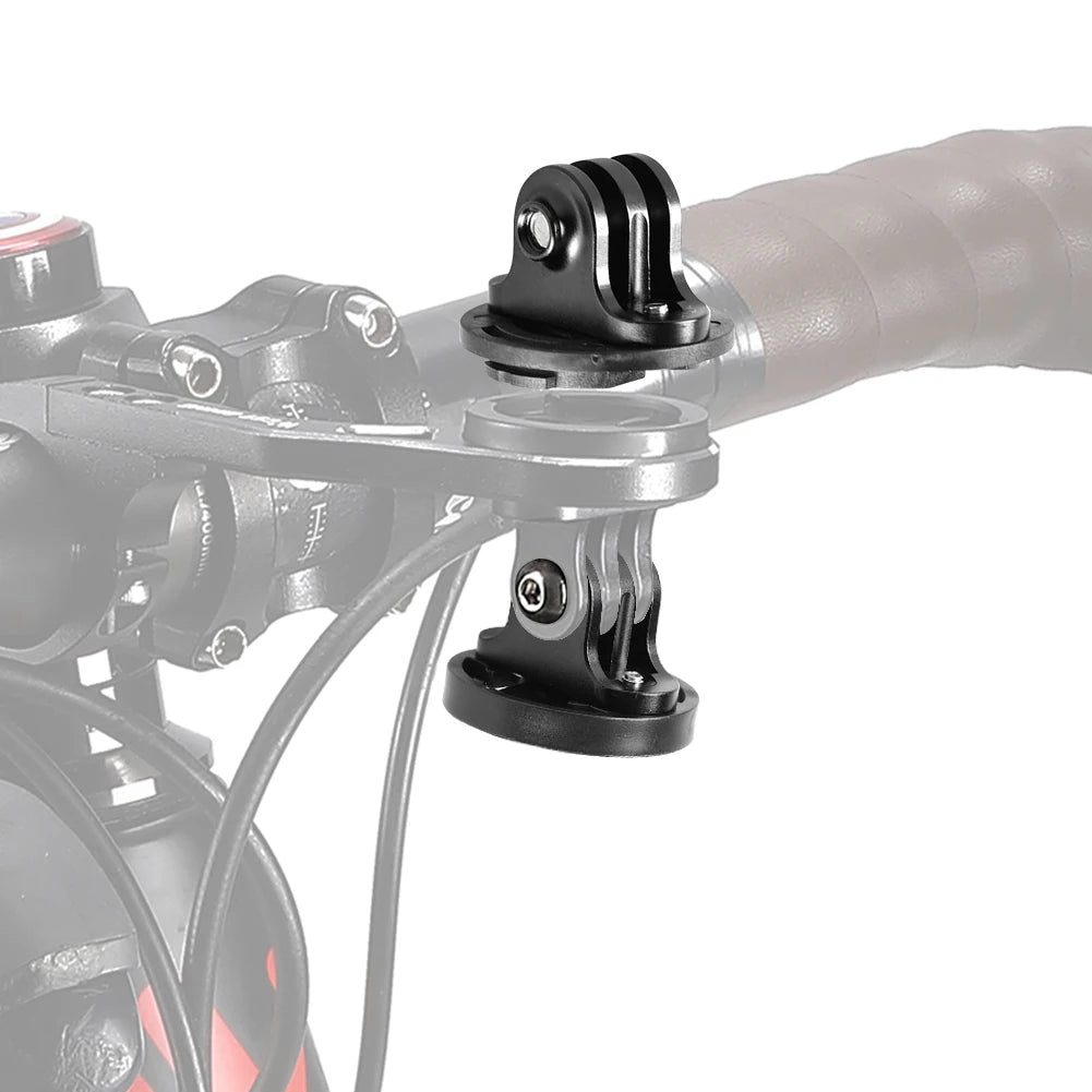 Bicycle Computer Holder Base Bike Camera Mount Holder Bracket Adapter Aluminum Alloy Bicycle Camera Light Mount for Garmin Gopro