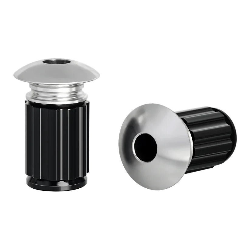 RIDERACE Bicycle Handlebar End Plugs Aluminum Alloy For MTB Mountain Bike Road Cycling Handle Bar Grips Cap Multi-color Cover